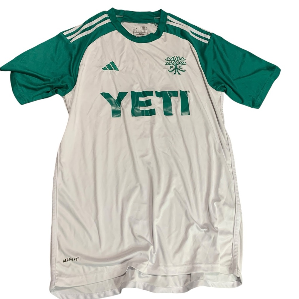 Men's Austin FC adidas Tan 2024 The Armadillo Kit Replica Jersey